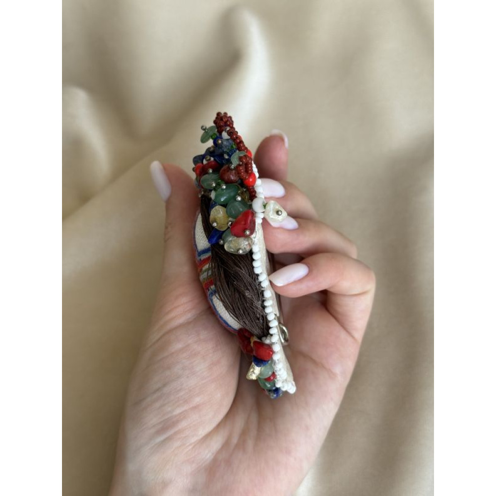 Брошка-мотанка "Берегиня" 