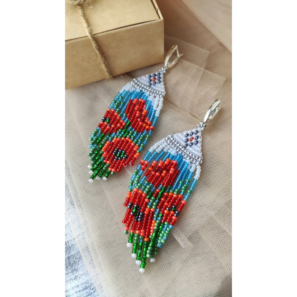 Сережки ,,Маки``