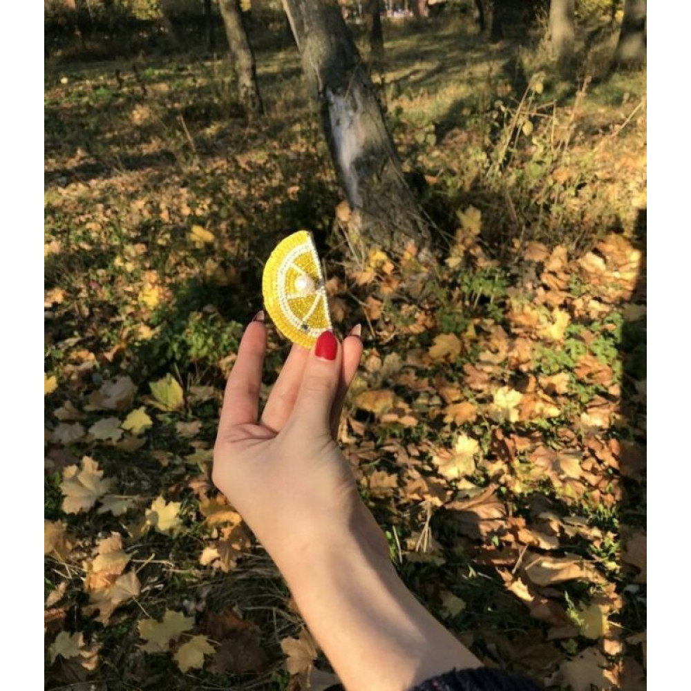 Брошка Лимончик