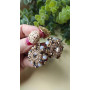 Масивні сережки з кристалів Swarovski ,,Сонячне сяйво ``