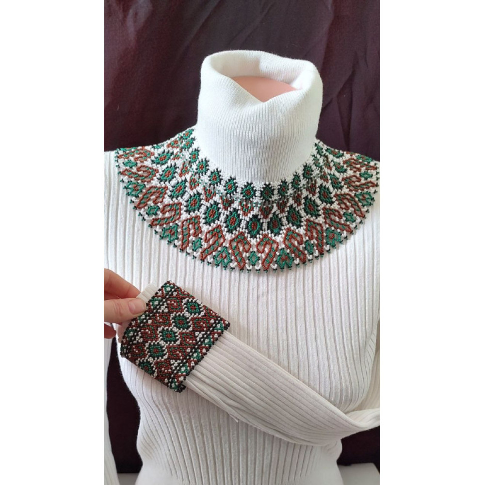 Силянка з бісеру Широка силянка Етноприкраса
