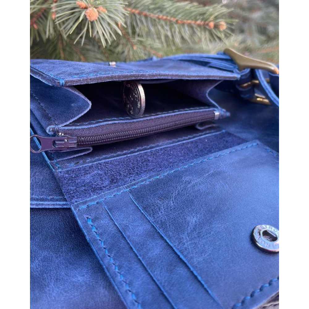 Шкіряний клатч (Small clutch art.001) ручної роботи