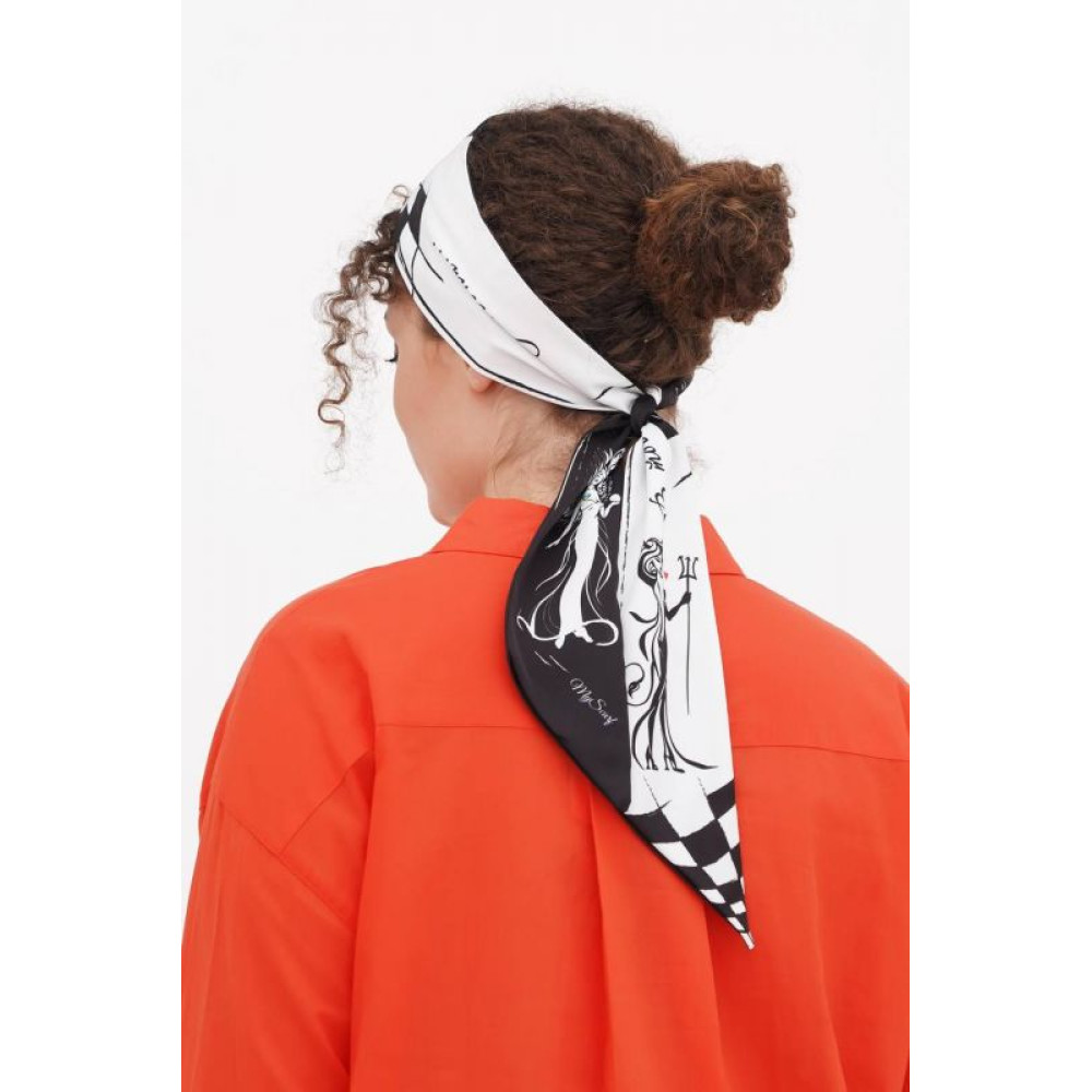Дизайнерський твіллі "Ангели та демони" від бренда My Scarf