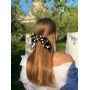 Стильний чорний бант у білий горошок від My Scarf