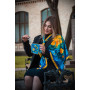 Набір твіллі + брелок + хустка "Квіти України" MyScarf
