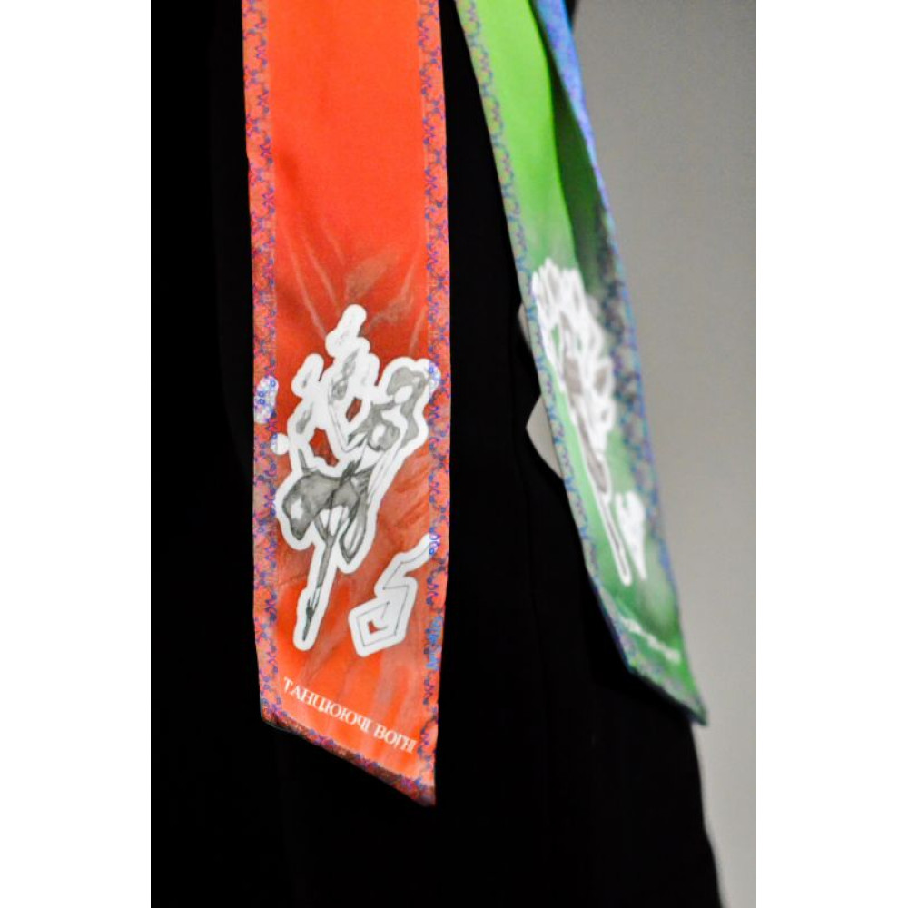 Авторський твіллі двосторонній"Чотири стихіі" My Scarf