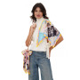 Комплект твилли+ косынка авторский двусторонний Милые котята от Myscarf 3D