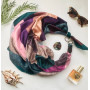 Дизайнерська хустка "Класика та строгість" від бренда My Scarf, прикрашена натуральним каменем