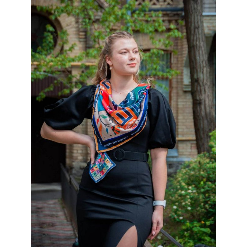 Брелок дизайнерський My Scarf "Український Алфавіт" 15x15 см