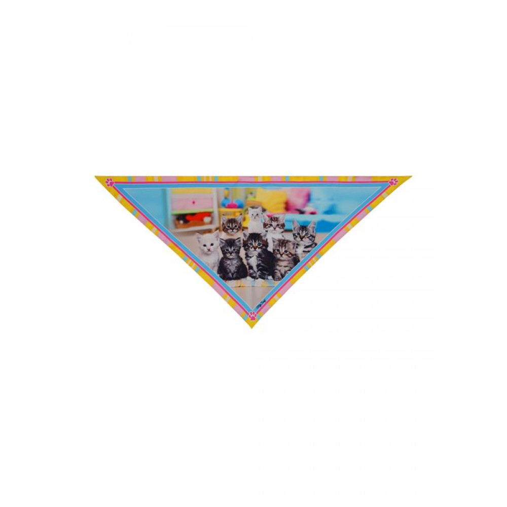 Комплект твилли+ косынка авторский двусторонний Милые котята от Myscarf 3D