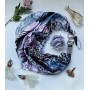 Дизайнерська хустка "Блакитна лагуна" від бренду My Scarf, преміум колекція