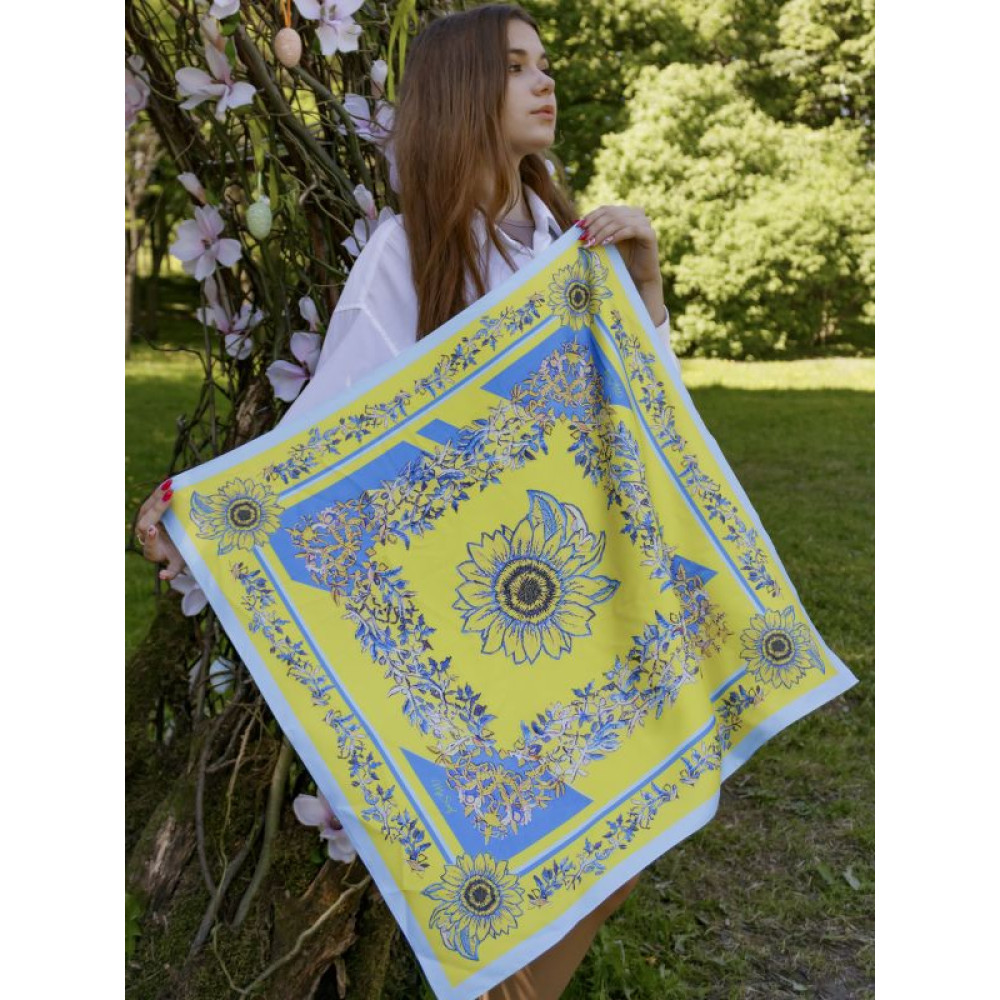 Хустка авторська "Соняшник Украіни" від My Scarf 