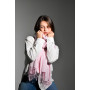 Кашеміровий ніжно-рожевий теплий шарф від бренду MyScarf