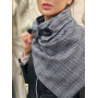Шарф унісекс My Scarf двосторонній, карта сірий кежуал віскоза, трикотаж у дрібну карту