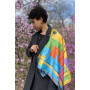 Дизайнерська хустка "Силует" My Scarf, 90 см на 90 см