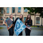 Велика дизайнерська хустка My Scarf "Круговорот життя 90 на 90 см