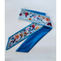 Твіллі авторський двосторонній "Польові квіти" від Myscarf принт 3D