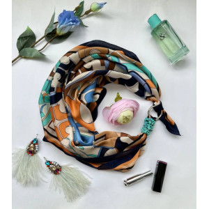 Дизайнерська хустка "Королівський візерунок" від бренду My Scarf, подарунок жінці