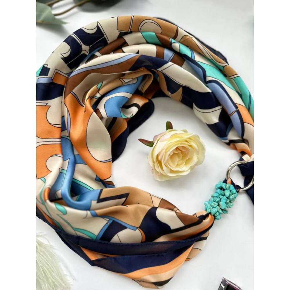 Дизайнерська хустка "Королівський візерунок" від бренду My Scarf, подарунок жінці