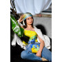 Авторська хустка "Квіти Украіни" яскравий від My Scarf