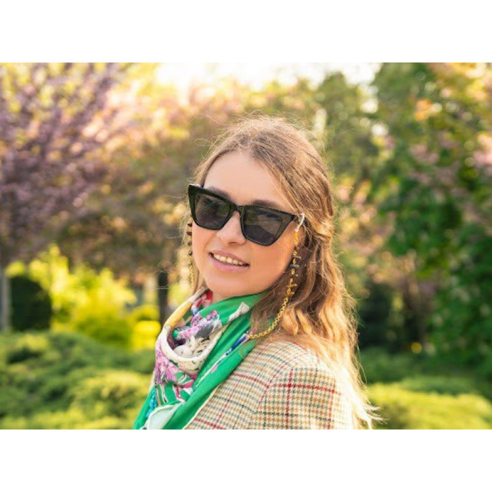 Дизайнерська хустка "Лісова мавка" від бренда My Scarf, подарунок жінці