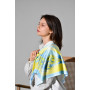 Шовкова косинка «Квіти Украіни" від My Scarf