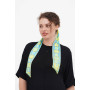 Дизайнерський твіллі "Українська абетка" від бренда My Scarf