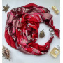 Дизайнерська хустка My Scarf "Серце красуні" прикрашена коралом