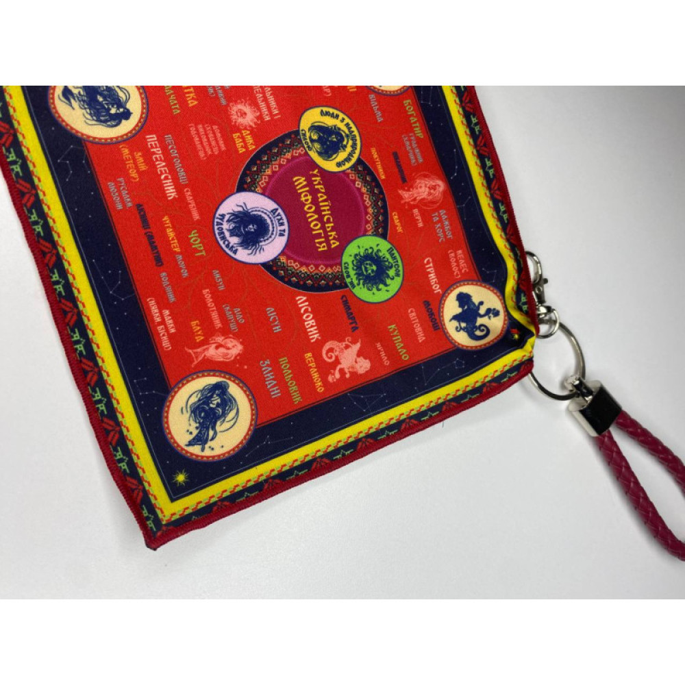 Дизайнерський брелок-хустка ""Українська міфологія"" від бренду My Scarf"