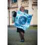 Велика дизайнерська хустка My Scarf "Круговорот життя 90 на 90 см