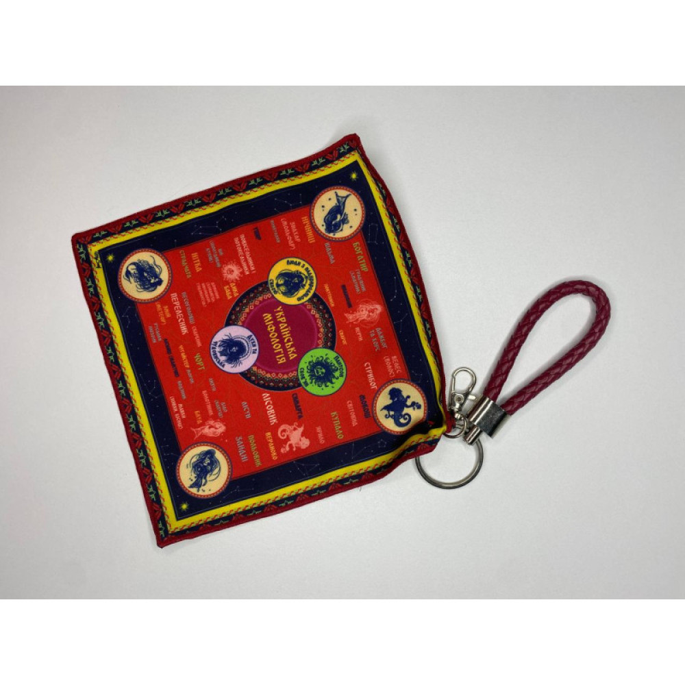 Дизайнерський брелок-хустка ""Українська міфологія"" від бренду My Scarf"