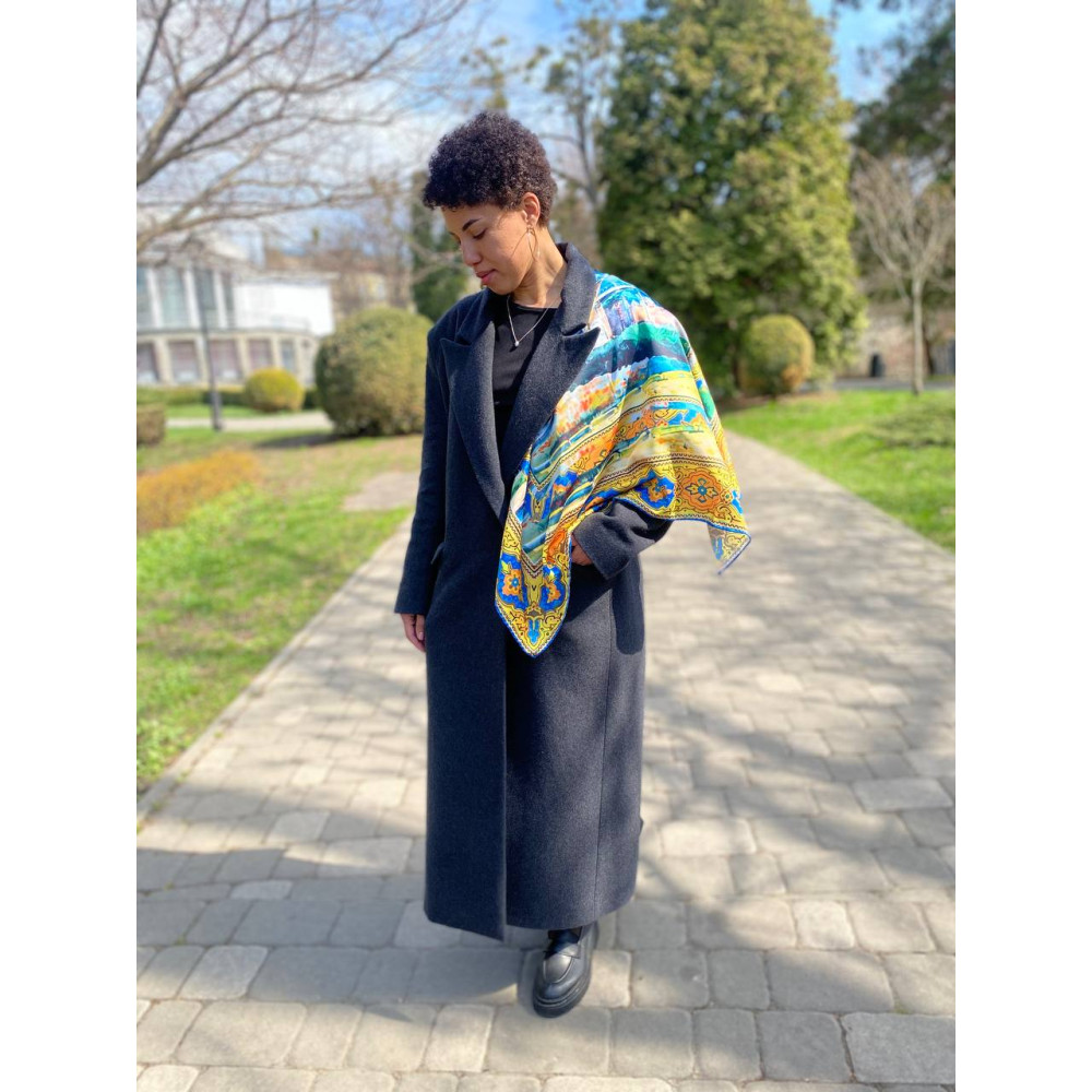 Дизайнерська хустка "Мій Крим" My Scarf, 90 см на 90 см