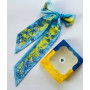 Твіллі авторський двосторонній "Квіти Украіни" від Myscarf