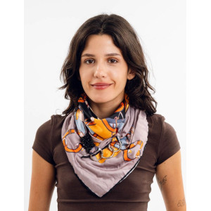 Дизайнерська хустка My Scarf "Італійський стиль" 70 на 70 см