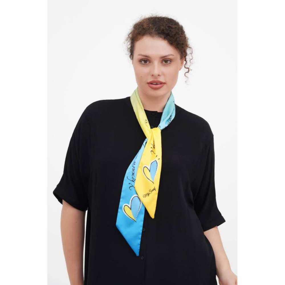 Дизайнерський твіллі "Серце України" від бренда My Scarf