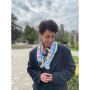 Дизайнерська хустка "Берегиня" My Scarf,  70 см на 70 см