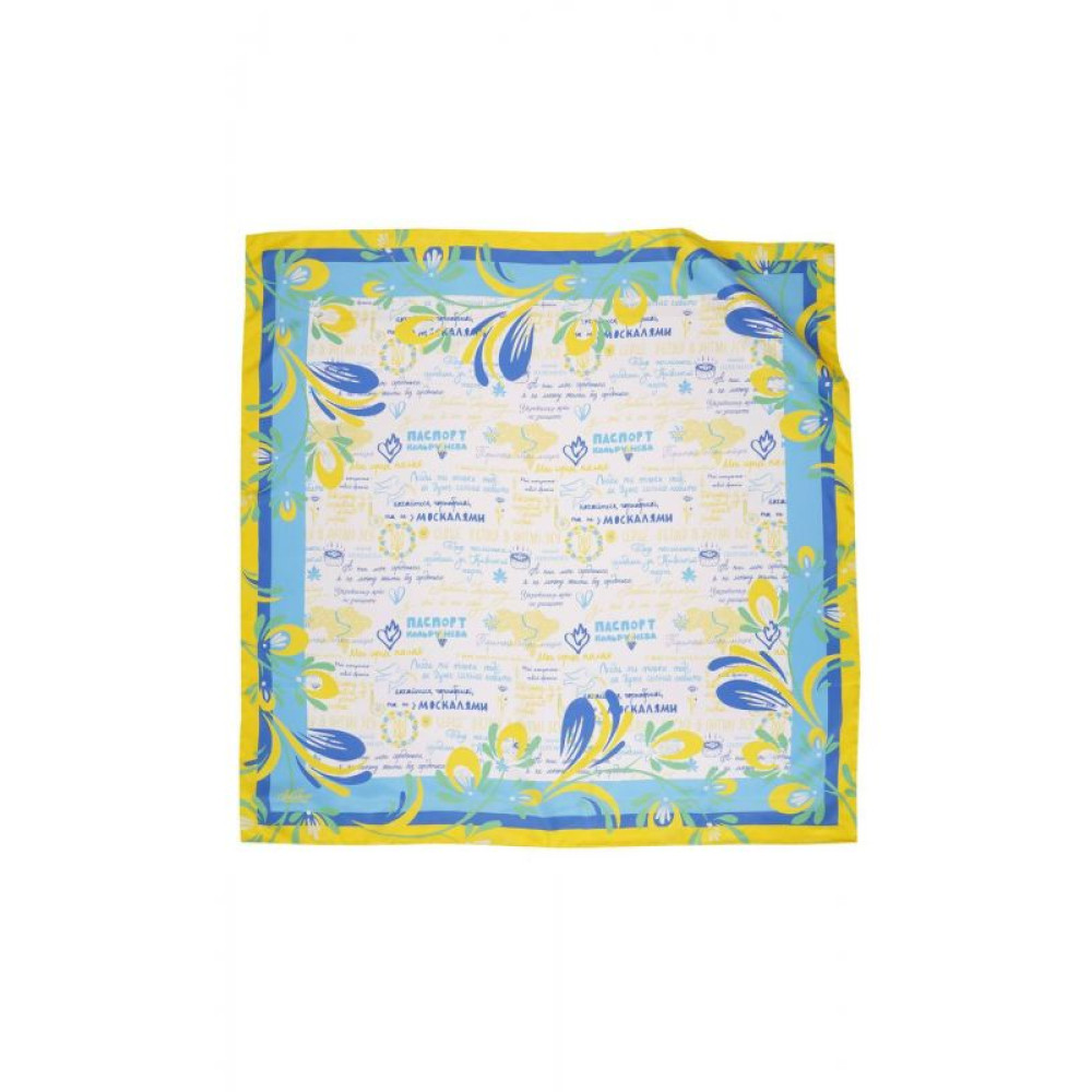 Брелок-хустка з українською символікою "Код націі" від бренду MyScarf