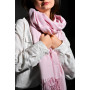 Кашеміровий ніжно-рожевий теплий шарф від бренду MyScarf