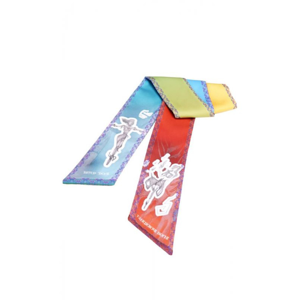 Авторський твіллі двосторонній"Чотири стихіі" My Scarf