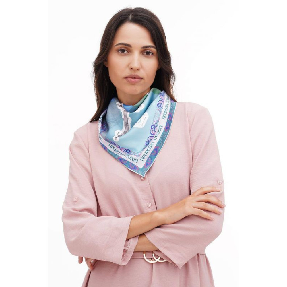 Хустка дизайнерська My Scarf "Чотири стихіі", подарункова коробочка