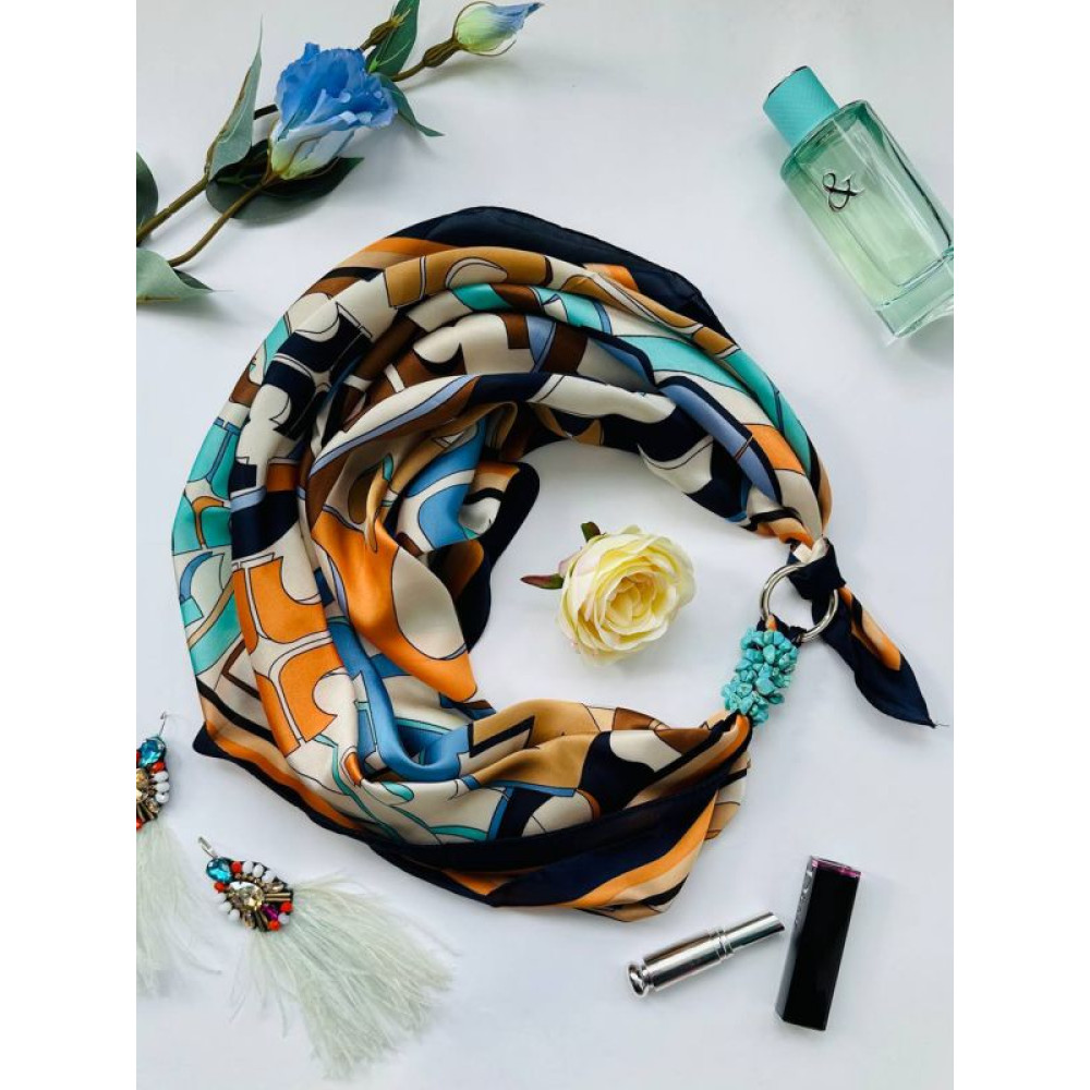 Дизайнерська хустка "Королівський візерунок" від бренду My Scarf, подарунок жінці