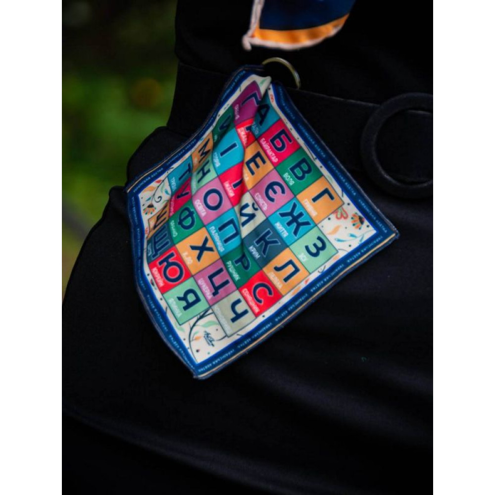 Брелок дизайнерський My Scarf "Український Алфавіт" 15x15 см