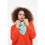 Дизайнерська хустка "Смаки Україні" жовто-блакитна від бренда My Scarf