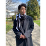 Дизайнерська хустка "Янголи та демони" My Scarf, 90 см на 90 см
