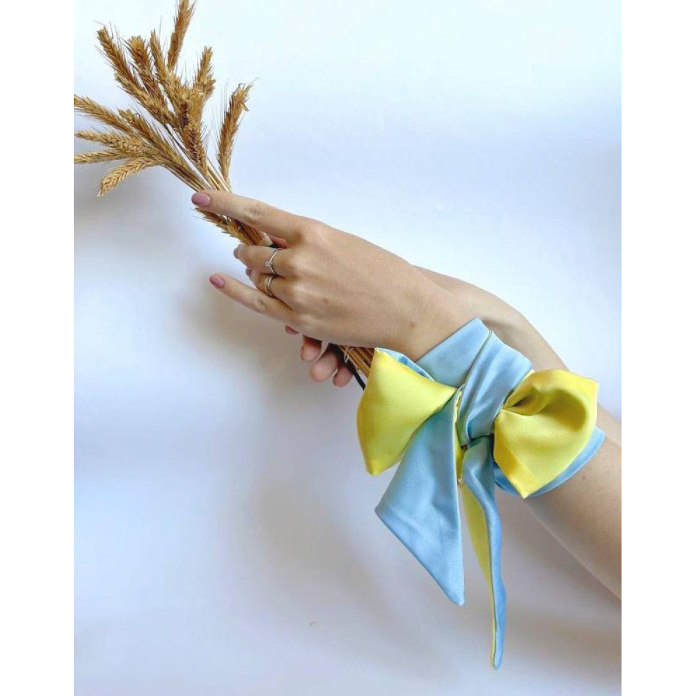Стильна краватка твіллі Україна, стрічка для волосся від myscarf