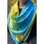 Дизайнерська хустка "Слава Україні" My Scarf, 90 см на 90 см