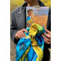 Дизайнерська хустка "Слава Україні" My Scarf, 90 см на 90 см