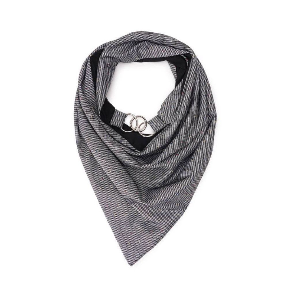 Теплий шарф My Scarf двосторонній з вкрапленнями малюнку
