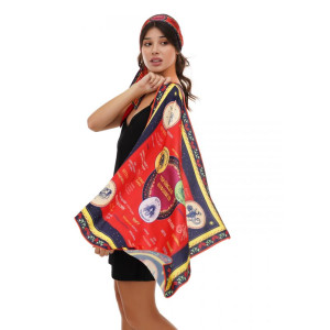Комплект твіллі + хустка двостороння Українська міфологія від Myscarf