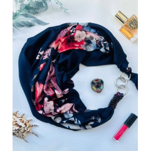 Шовкова хустка "Королівський шедевр" від бренда My Scarf, подарунок жінці. Преміумкомплект!